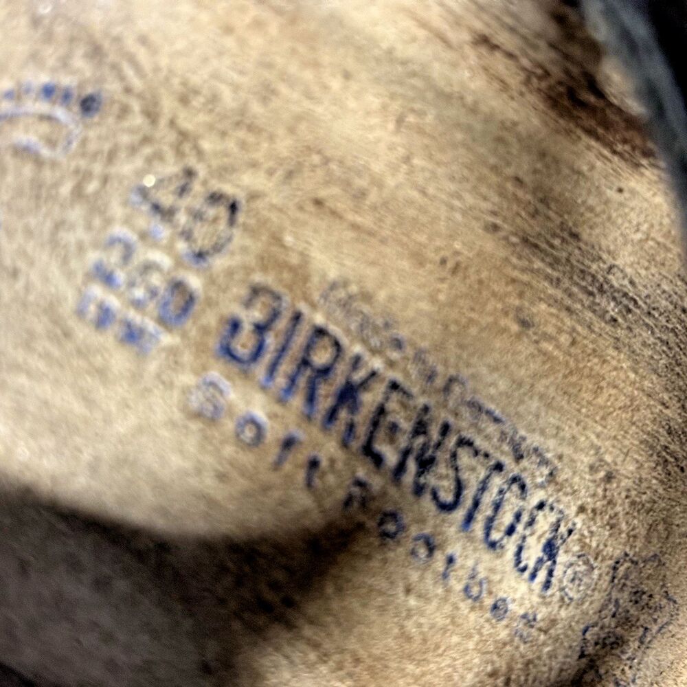 Birkenstock Florida Soft Footbed Sandal EU 40 W 9 - M 7 Black Triple Strap Slide - Picture 9 of 12